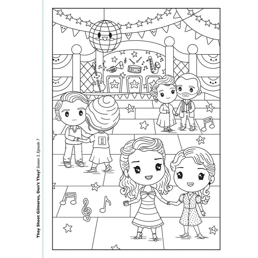 Gilmore Girls Kawaii Coloring Book-6