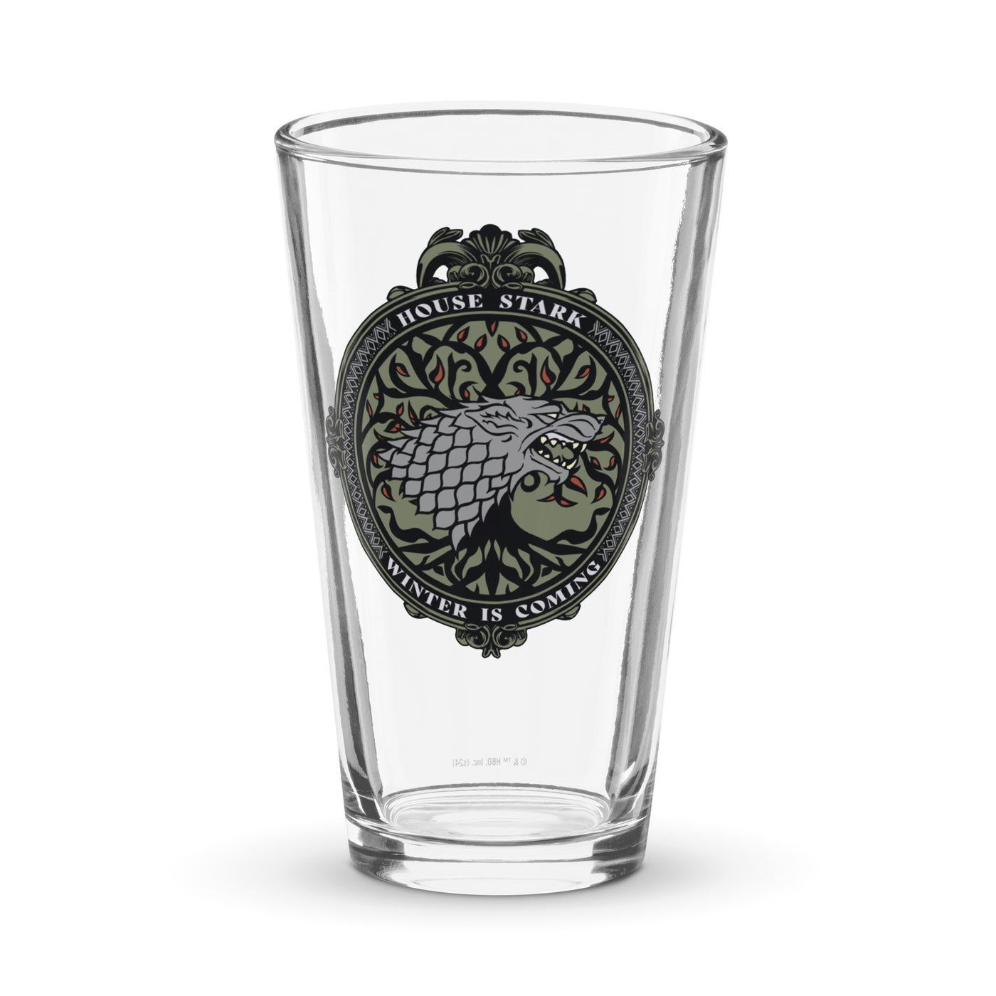 Game of Thrones House Stark Sigil 16 oz. Pint Glass