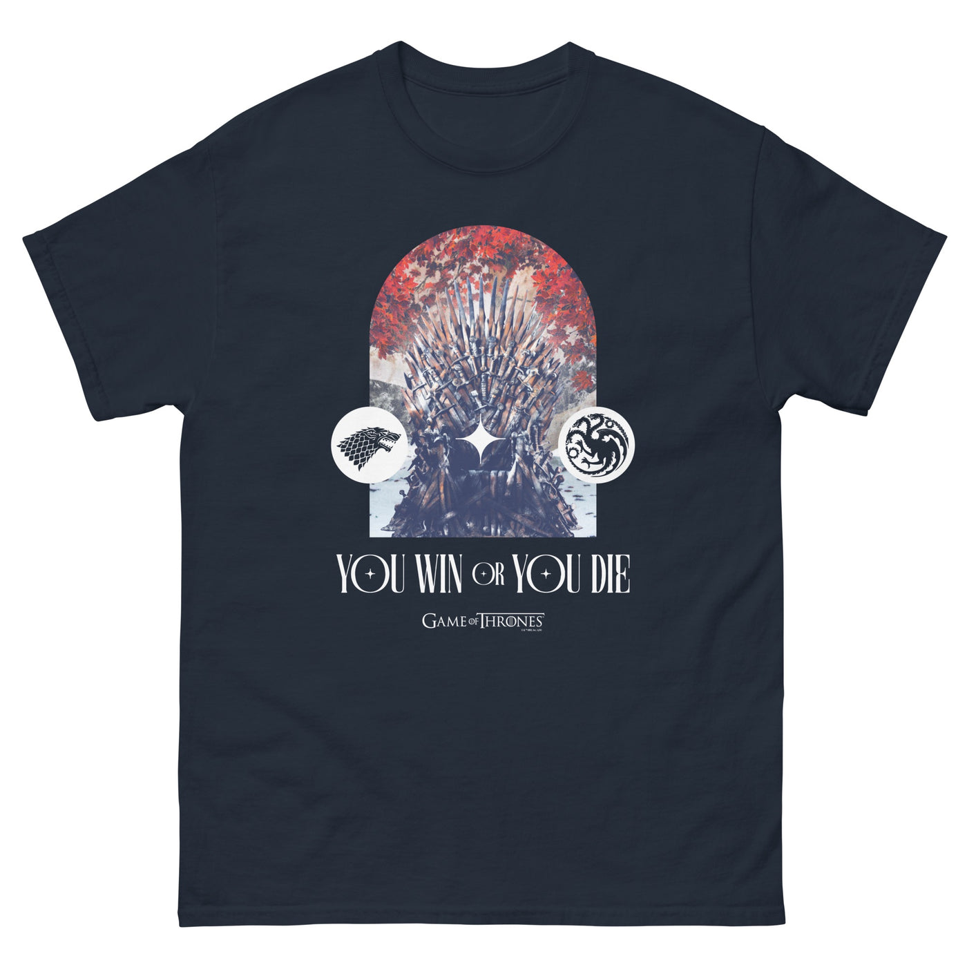 Game of Thrones Iron Throne You Win or You Die T-shirt