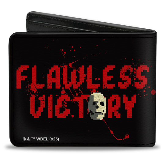 Mortal Kombat Bi-Fold Wallet open view showing interior card slots