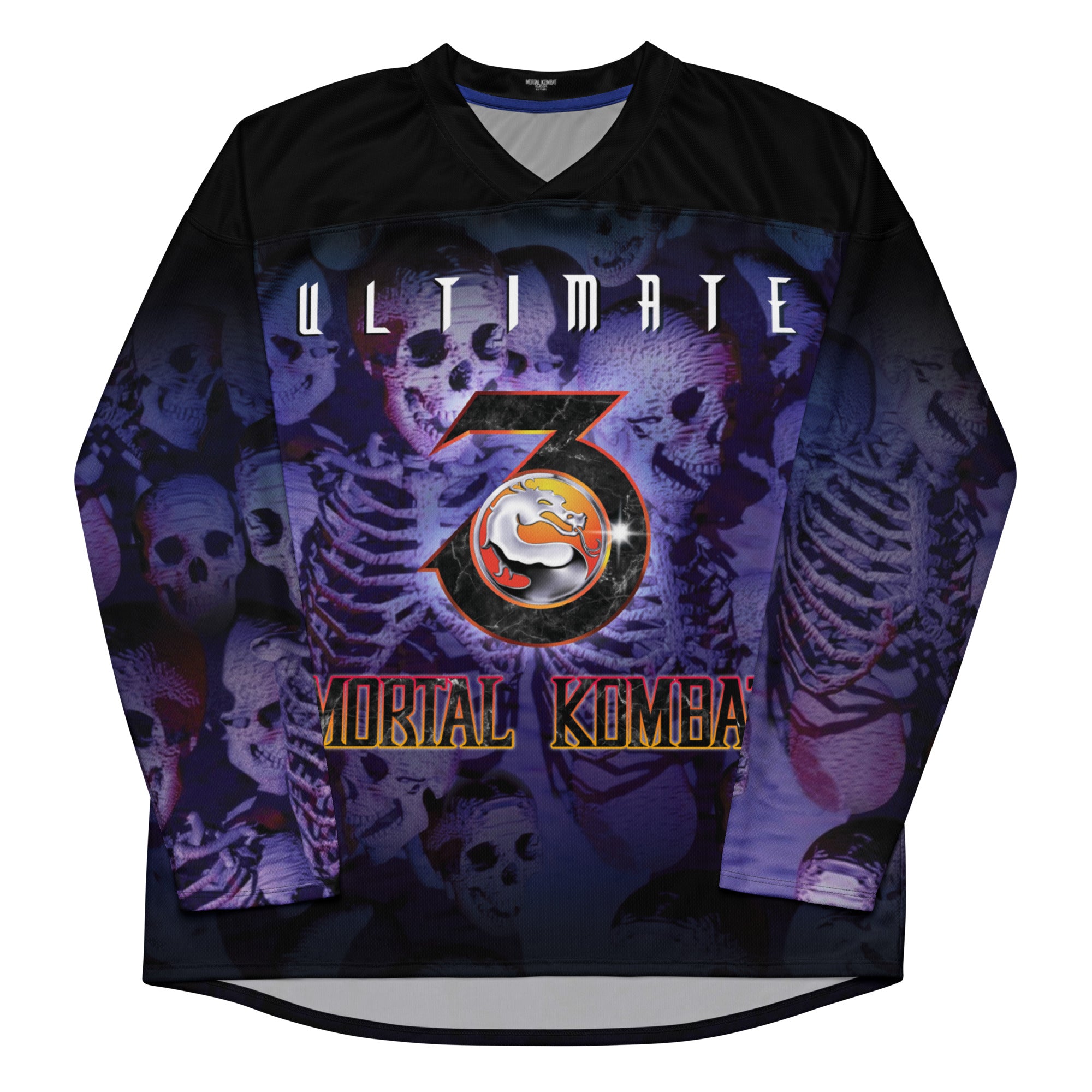 希少 90s ユニフォーム バーシティジャケット ゲームシャツ ニグロリーグ Mortal Kombat Klassic Ultimate MK3 Personalized Hockey Jersey – WB
