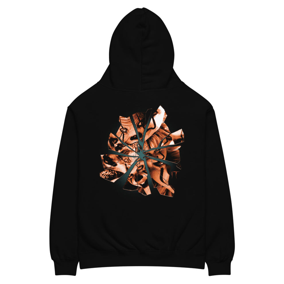 IT: Chapter One Close Your Eyes and See Embroidered Oversized Hoodie Black