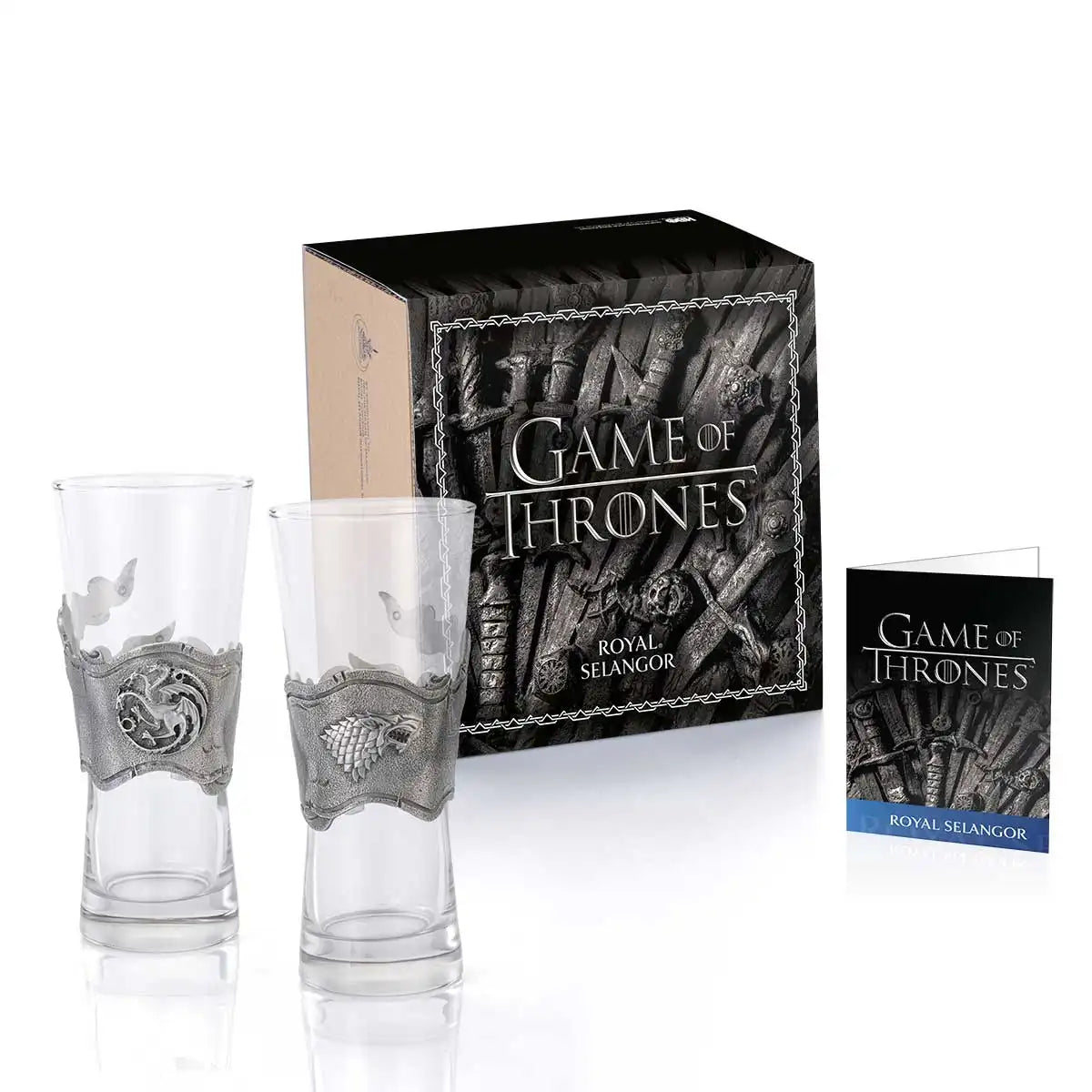 Games of Thrones Pilsner Pair Ice & Fire