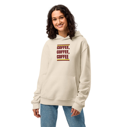 Gilmore Girls Coffee Coffee Coffee Embroidered Oversized Hoodie