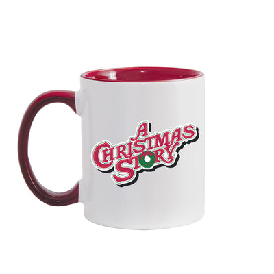 A Christmas Story Logo Two-Tone Mug