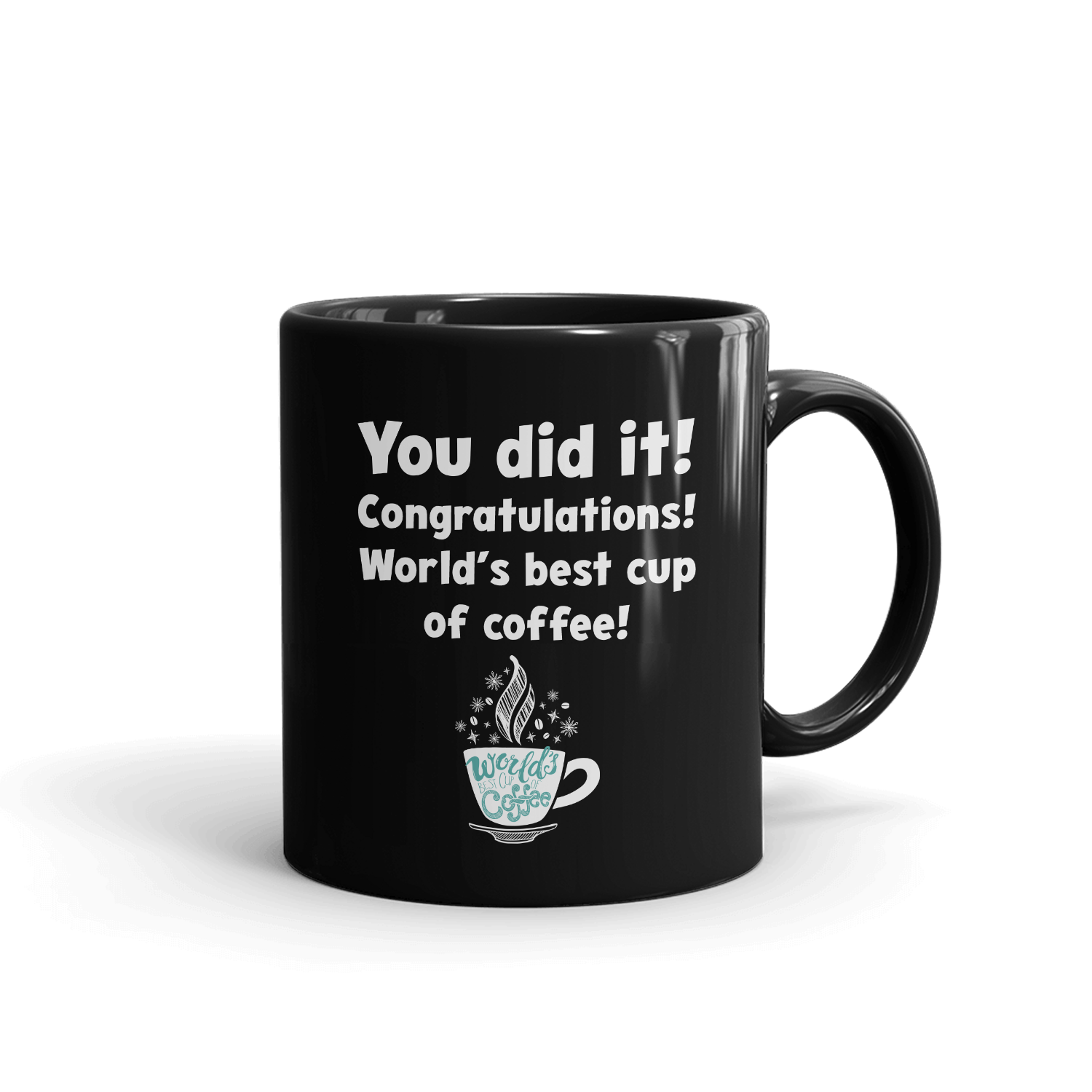 Elf World's Best Coffee White Mug