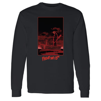 Friday the 13th Boat Adult Long Sleeve T-Shirt