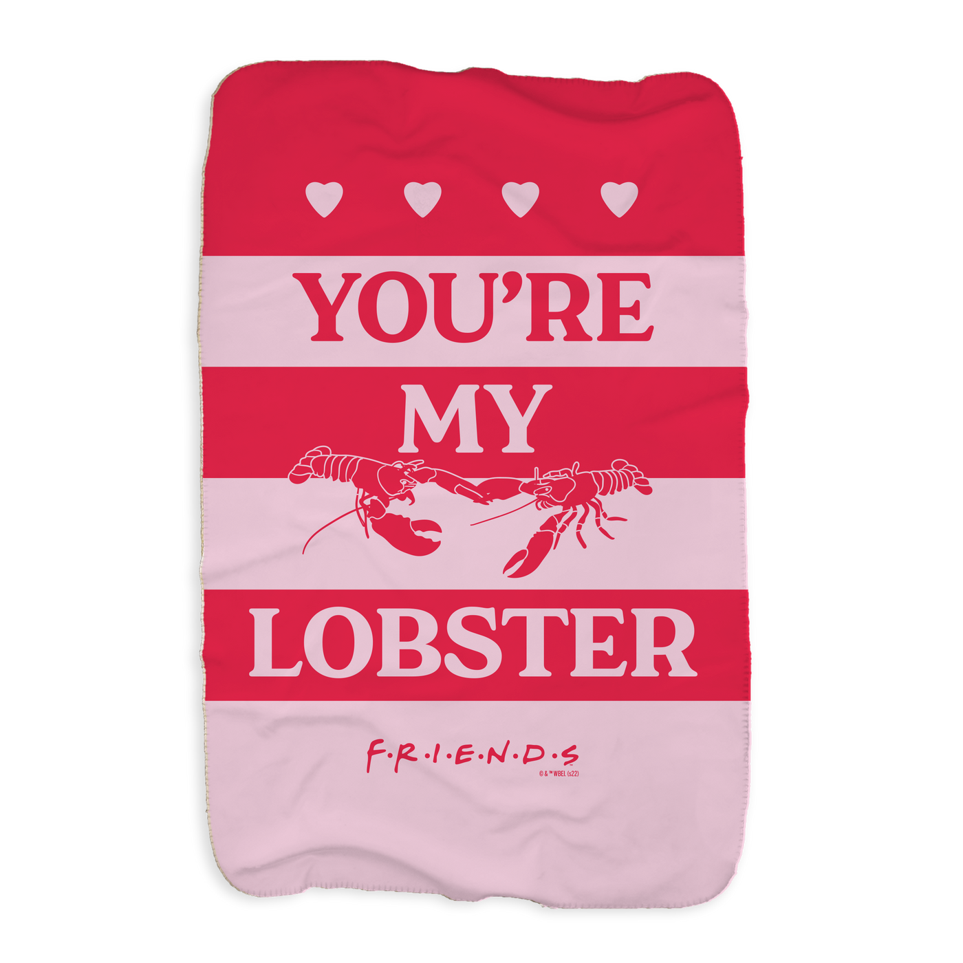 Friends Lobster Couple Sherpa Blanket
