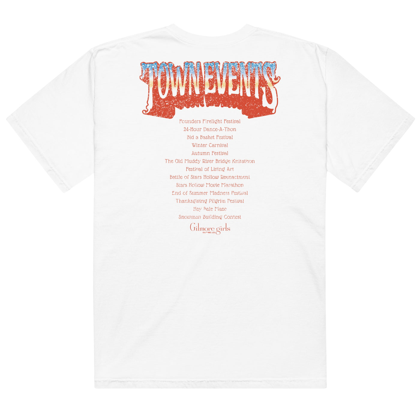 Gilmore Girls Festival Committee Town Events Comfort Colors T-Shirt