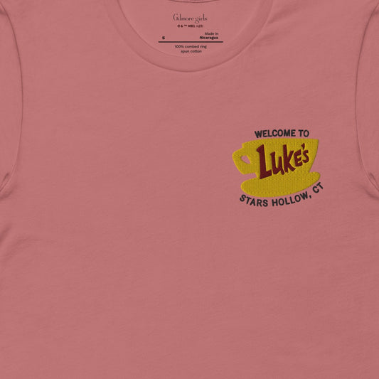 Gilmore Girls Welcome To Luke’s Embroidered Adult T-Shirt