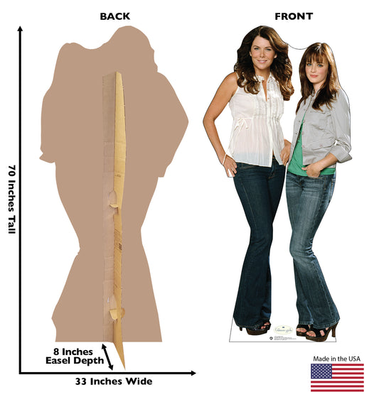 Gilmore Girls Lorelai and Rory Cardboard Cutout Standee