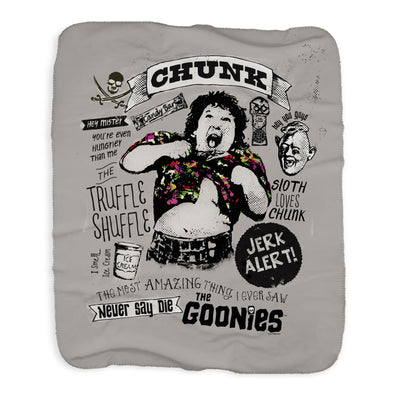 The Goonies Chunk Sherpa Blanket