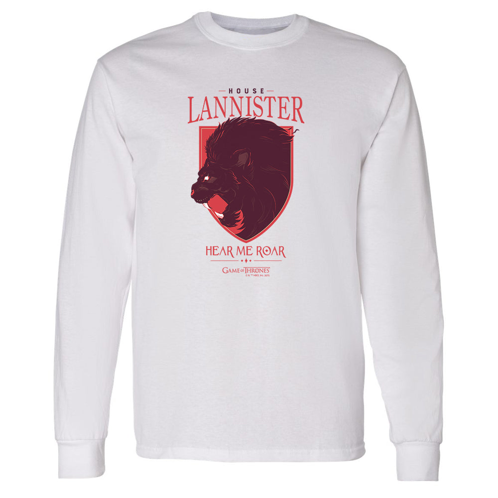 Game of Thrones House Lannister Adult Long Sleeve T-Shirt – WB Shop