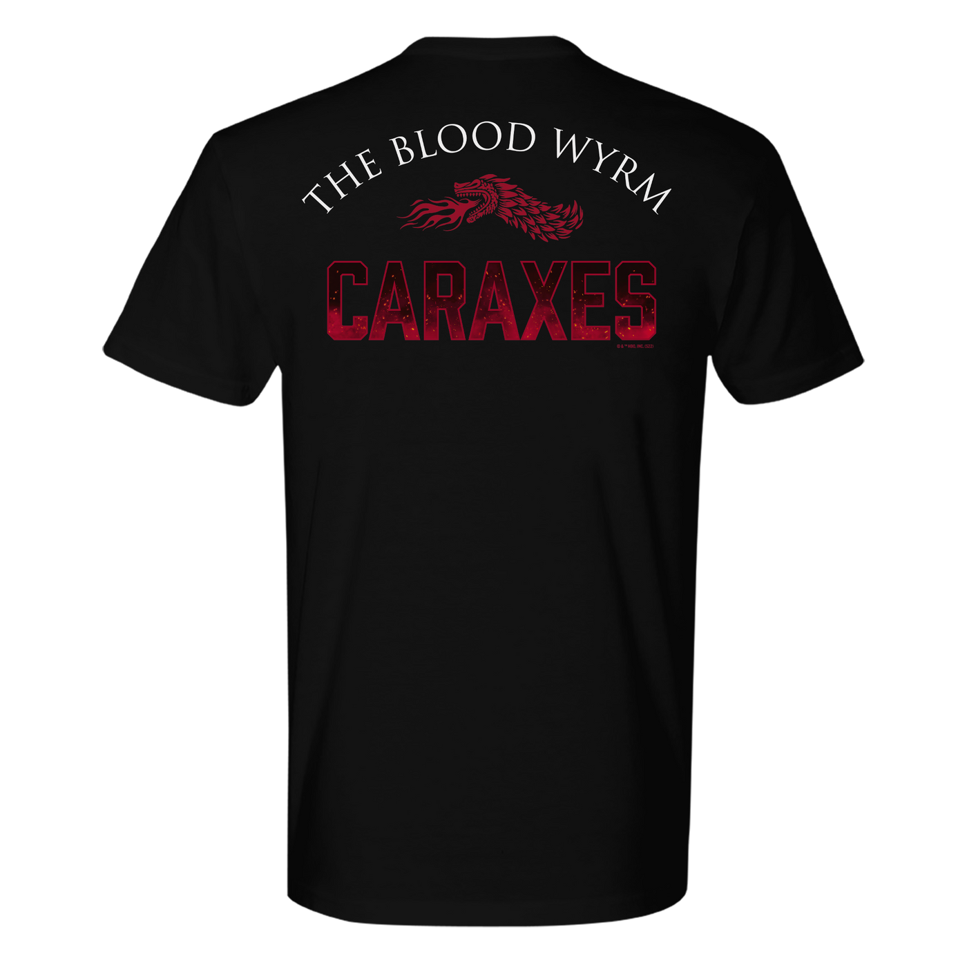 House of the Dragon Blood Wyrm Caraxes Adult Short Sleeve T-Shirt