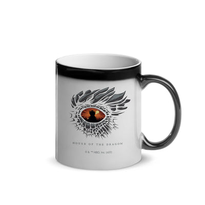 House of the Dragon Dragon Eye Black Color Changing Mug