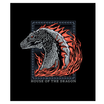 House of the Dragon Fire Dragon Black Mug