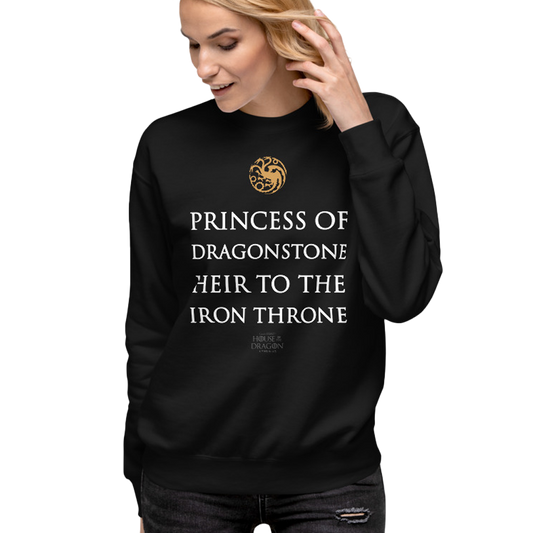House of the Dragon Heir to the Throne Unisex Fleece Pullover