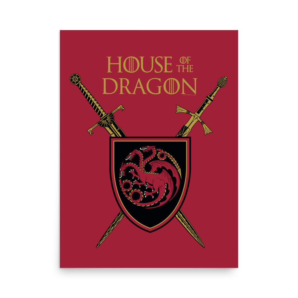 Poster House of Dragon - Fire Sword