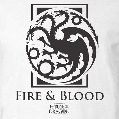 House of the Dragon House Targaryen Adult Short Sleeve T-Shirt