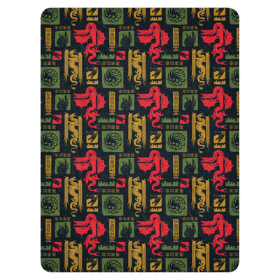House of the Dragon Year of the Dragon Sherpa Blanket