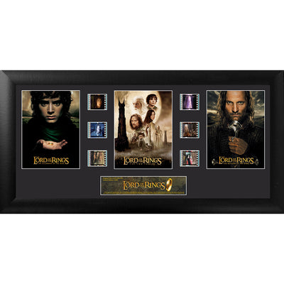 The Lord of the Rings Trilogy FilmCells Framed Wall Art Presentation
