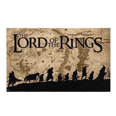 The Lord of the Rings Middle Earth Silhouette Banner
