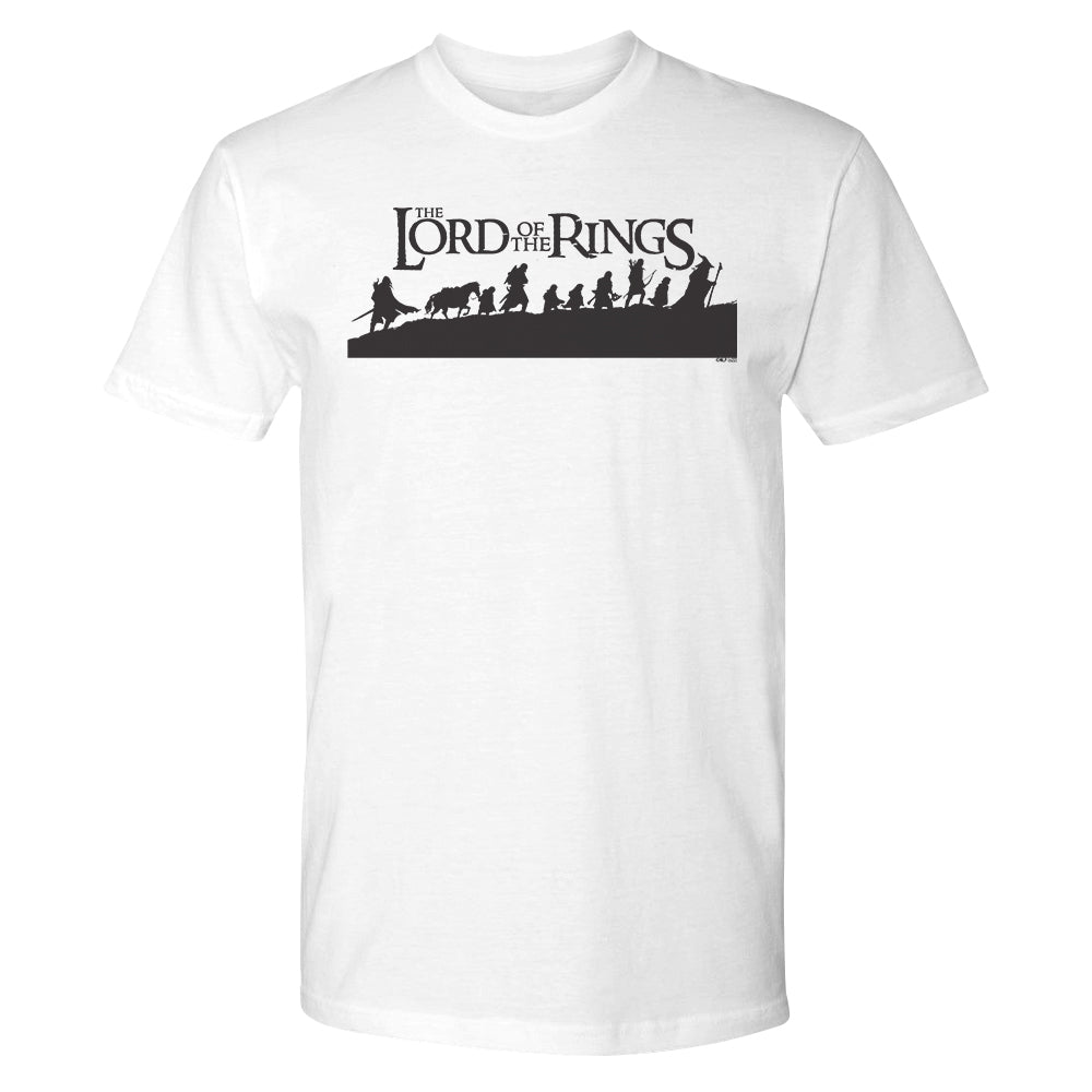 The Lord of the Rings Fellowship Silhouettes Adult Short Sleeve T