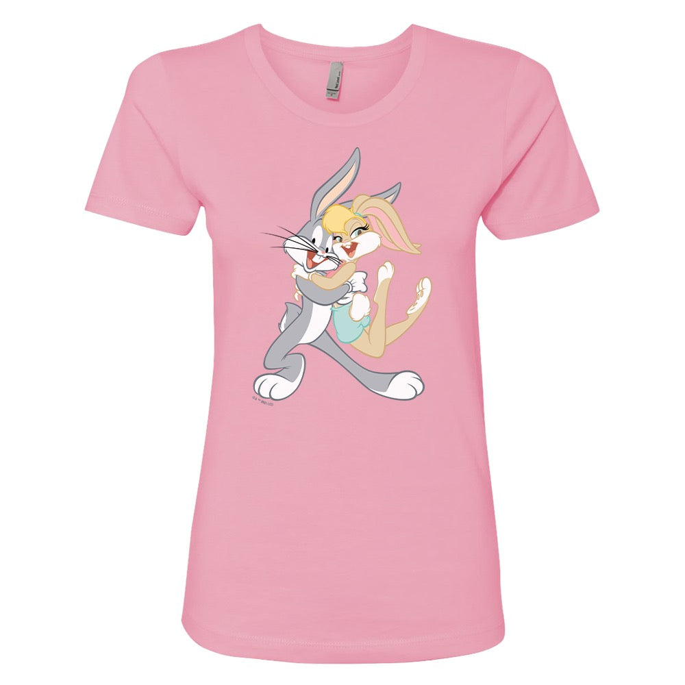 Women\'s Bros. Tunes Warner Bunny Shop Bugs T-Shirt Looney and – Lola