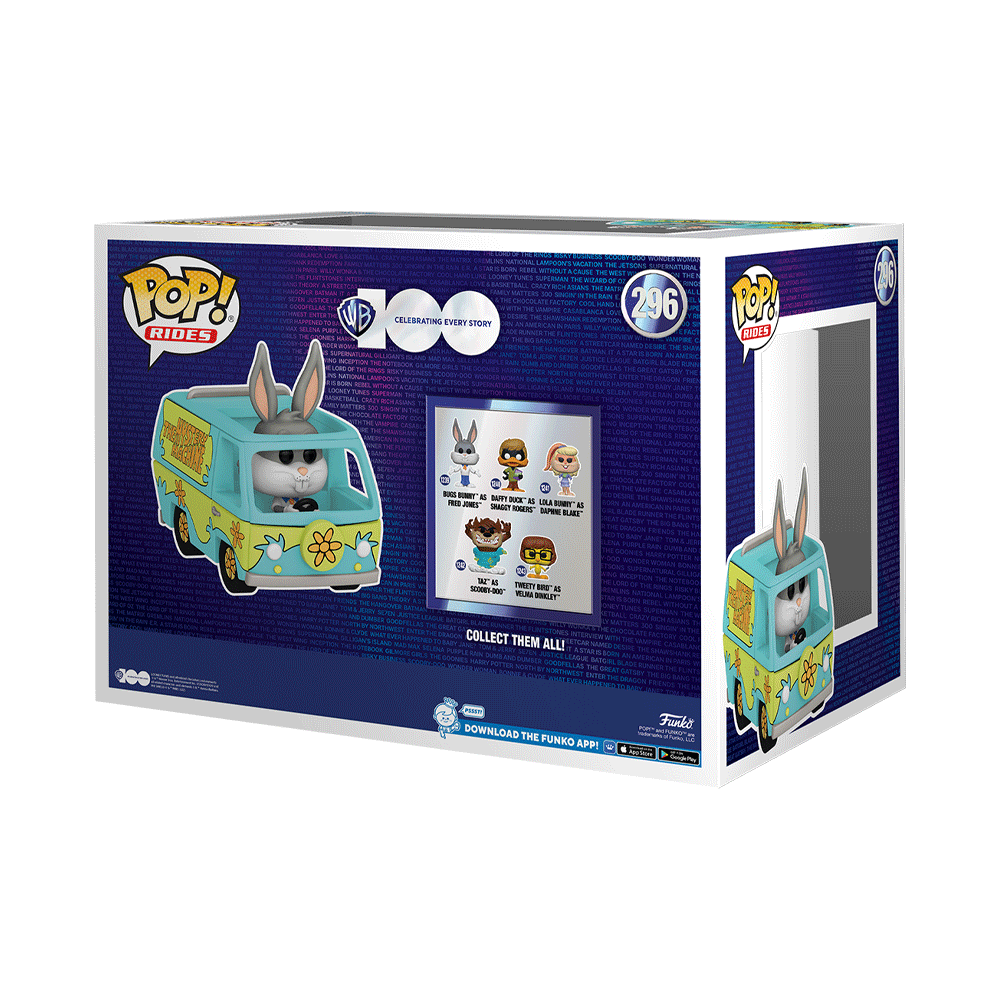 Funko Pop! Ride Super Deluxe: WB 100 - Mystery Machine with Bugs Bunny