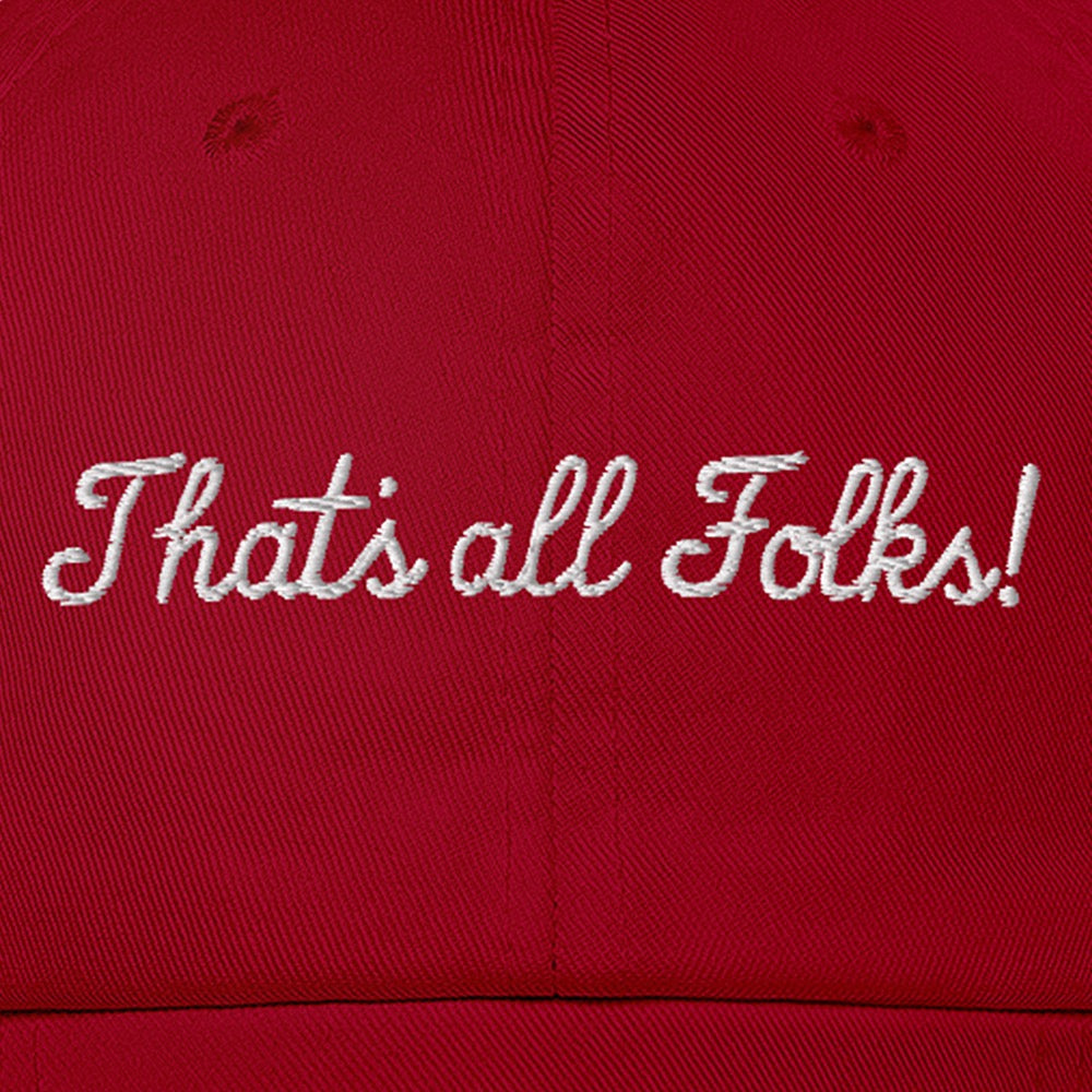 Looney Tunes That's All Folks! Dad Hat