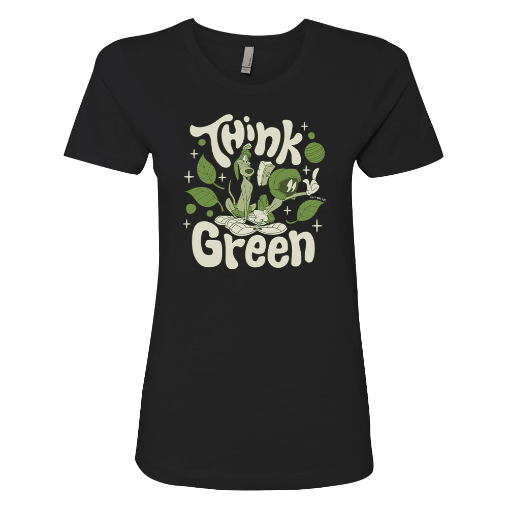 Looney Toons Think Green Women's Short Sleeve T-Shirt