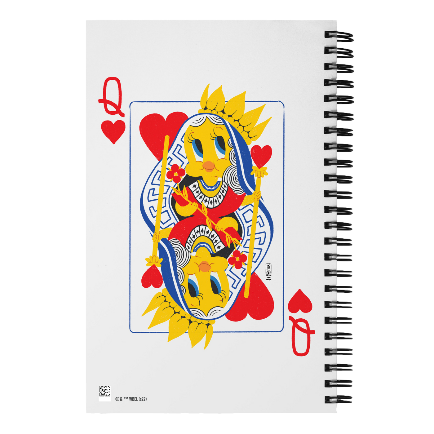Looney Tunes Tweety Bird Queen of Hearts Notebook