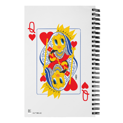 Looney Tunes Tweety Bird Queen of Hearts Notebook