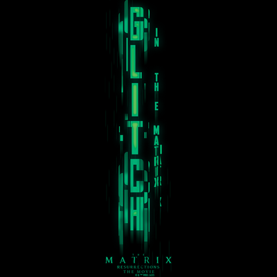The Matrix Resurrections Vertical Glitch Joggers