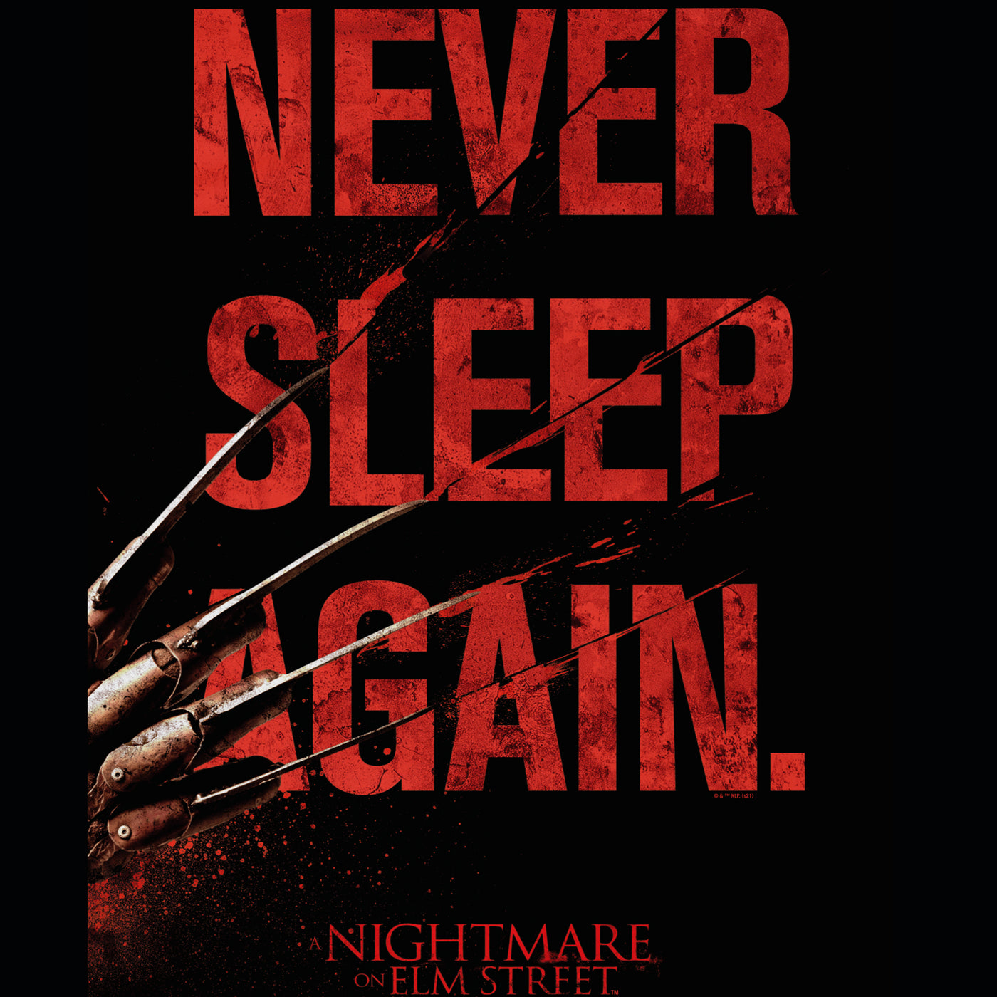 A Nightmare on Elm Street Never Sleep Again Sherpa Blanket