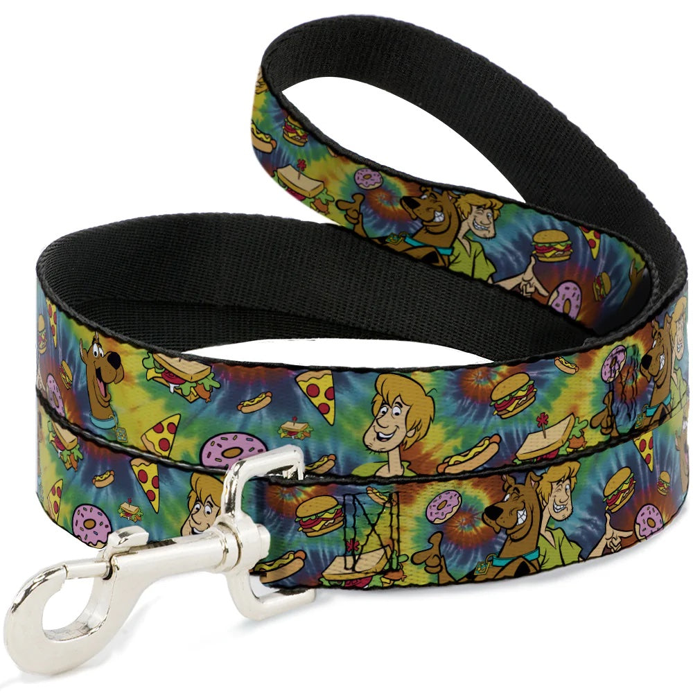 Scooby Doo Tie Dye Dog Leash 1" Wide, 6ft