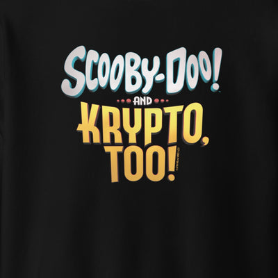Scooby-Doo and Krypto, Too! Logo Adult Sweatshirt