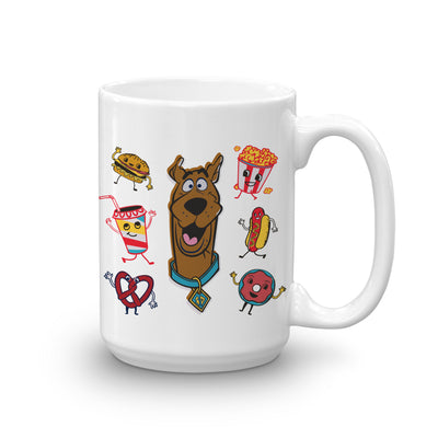 Scooby-Doo I'm Here Just For The Snacks White Mug