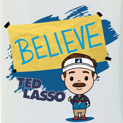 Ted Lasso Believe Chibi Two-Tone Mug