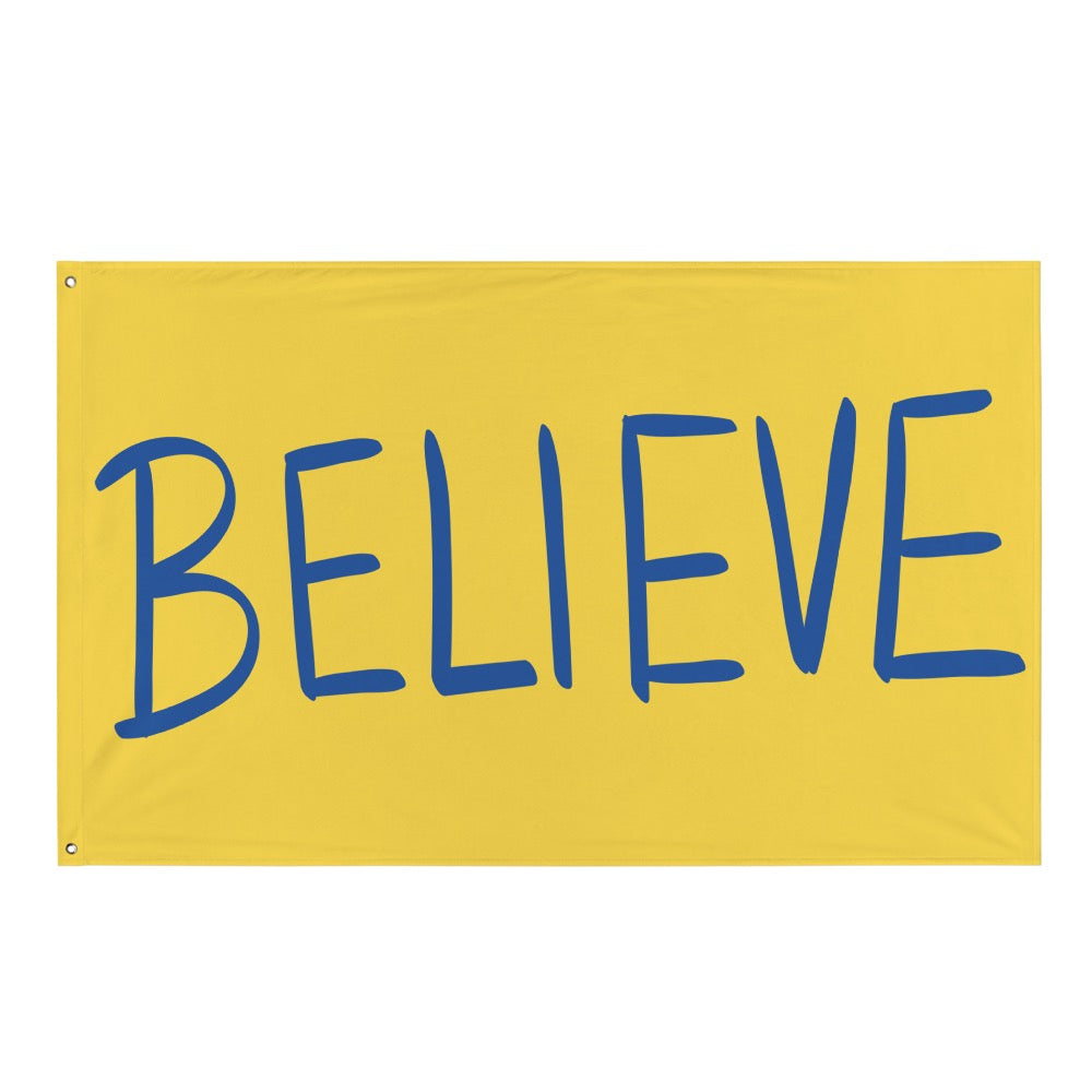 Ted Lasso Believe Banner