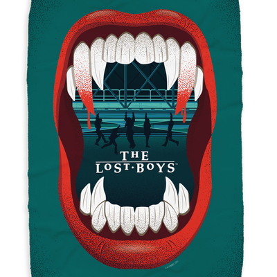 The Lost Boys Chompers Sherpa Blanket