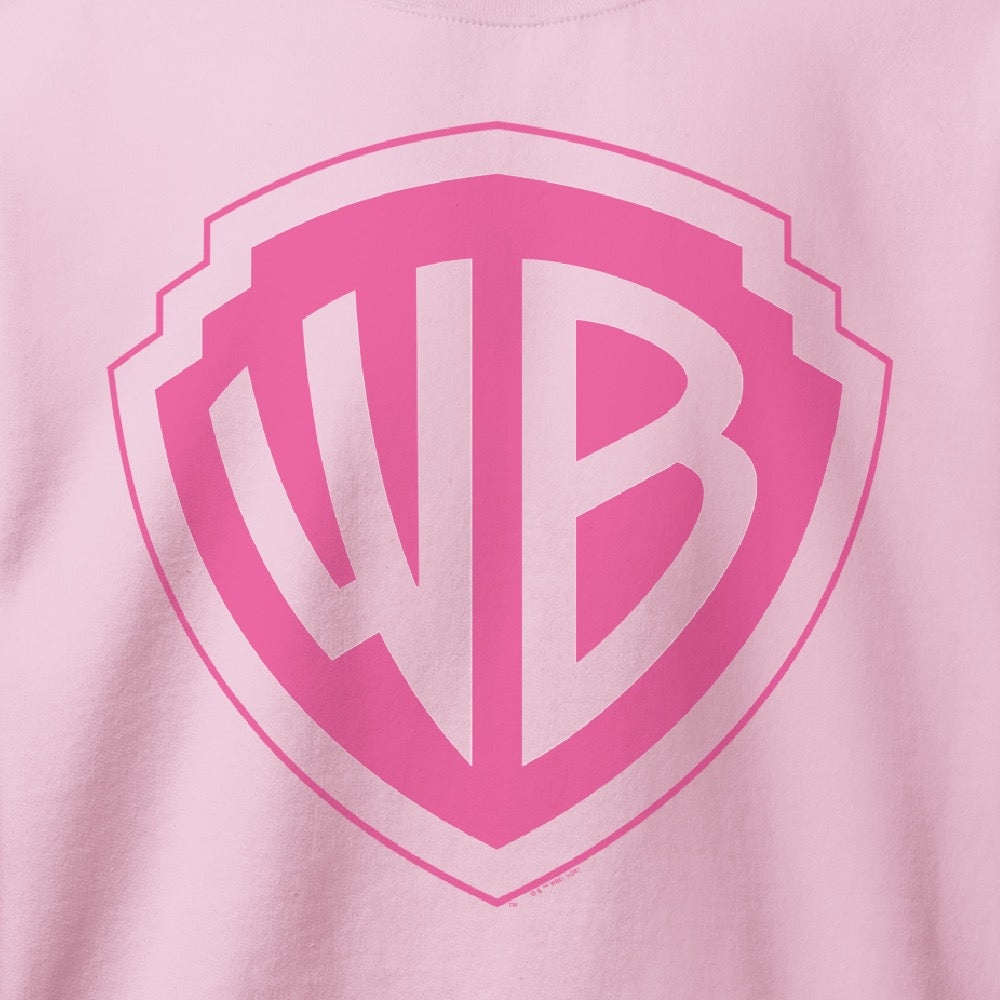 Warner Bros. Shield Pink Crewneck Sweatshirt