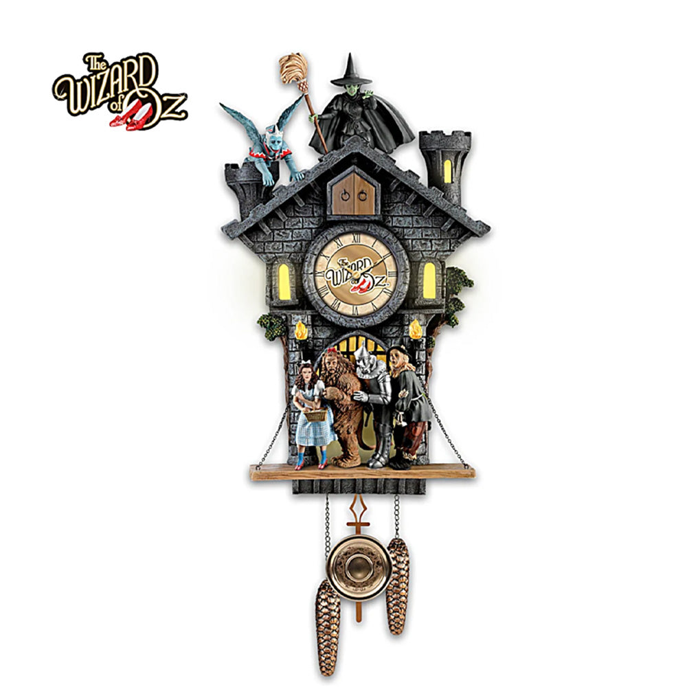 WB 100 The Wizard of Oz Cuckoo Clock With Lights, Motion And Sound