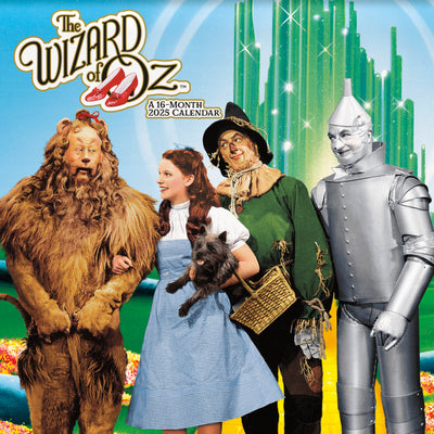 The Wizard of Oz 2025 16-Month Wall Calendar