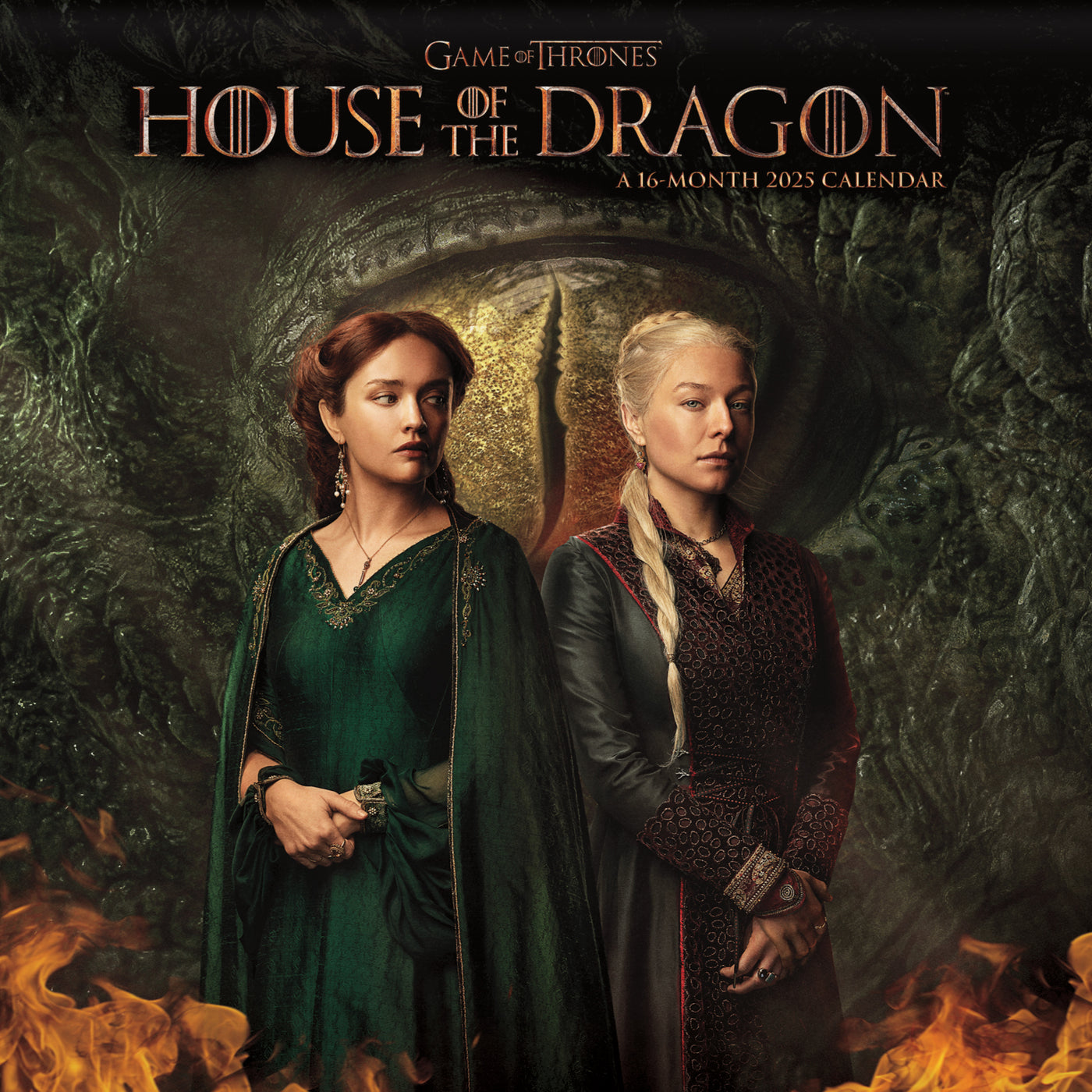 House of the Dragon 2025 16-Month Wall Calendar