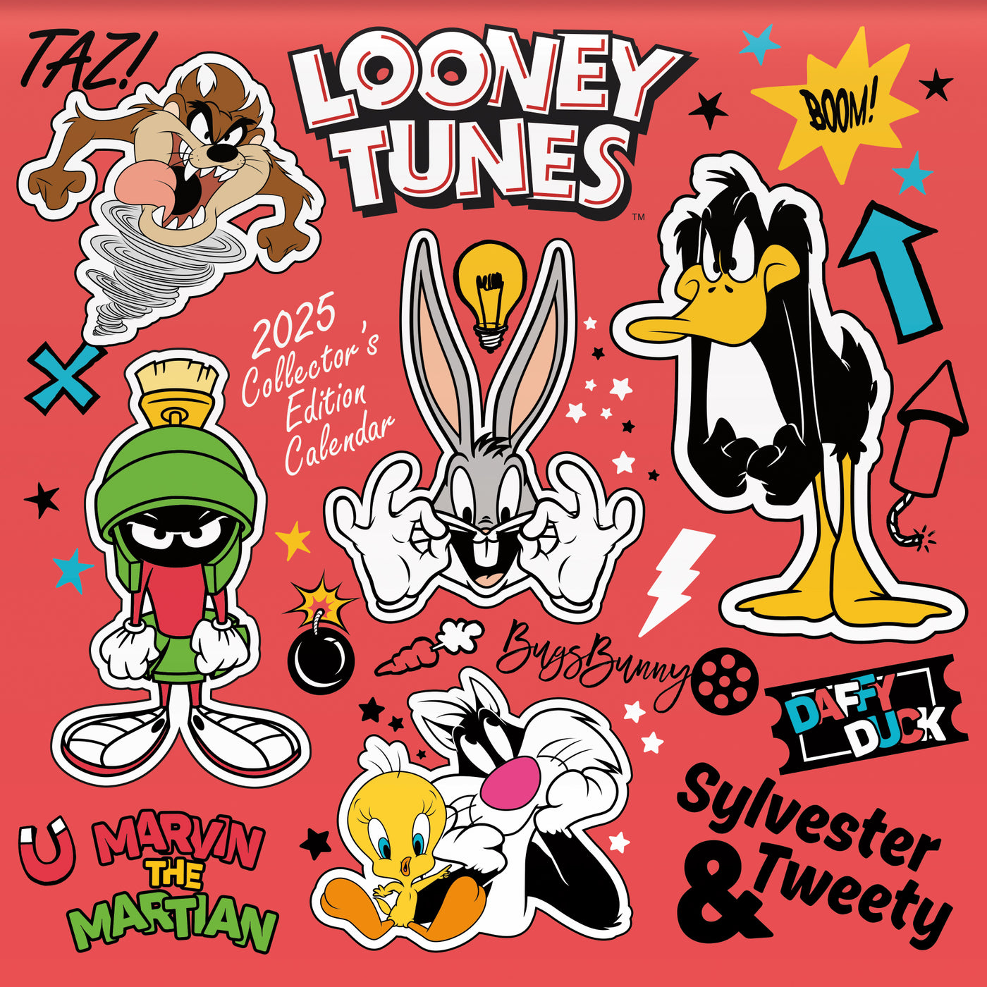 Looney Tunes Collectors Edition 2025 Calendar