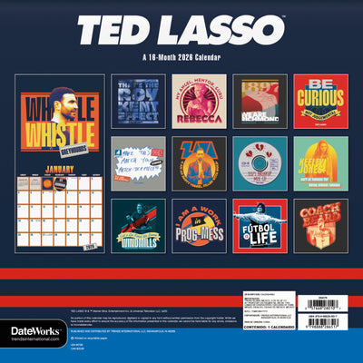 Ted Lasso 2026 Wall Calendar