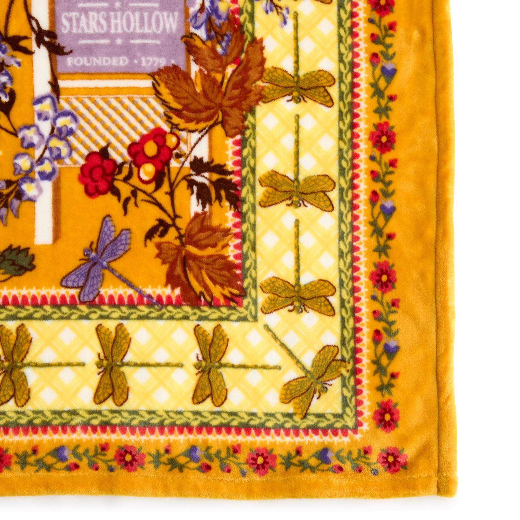 Vera Bradley x Gilmore Girls Autumn Plush Throw Blanket-1