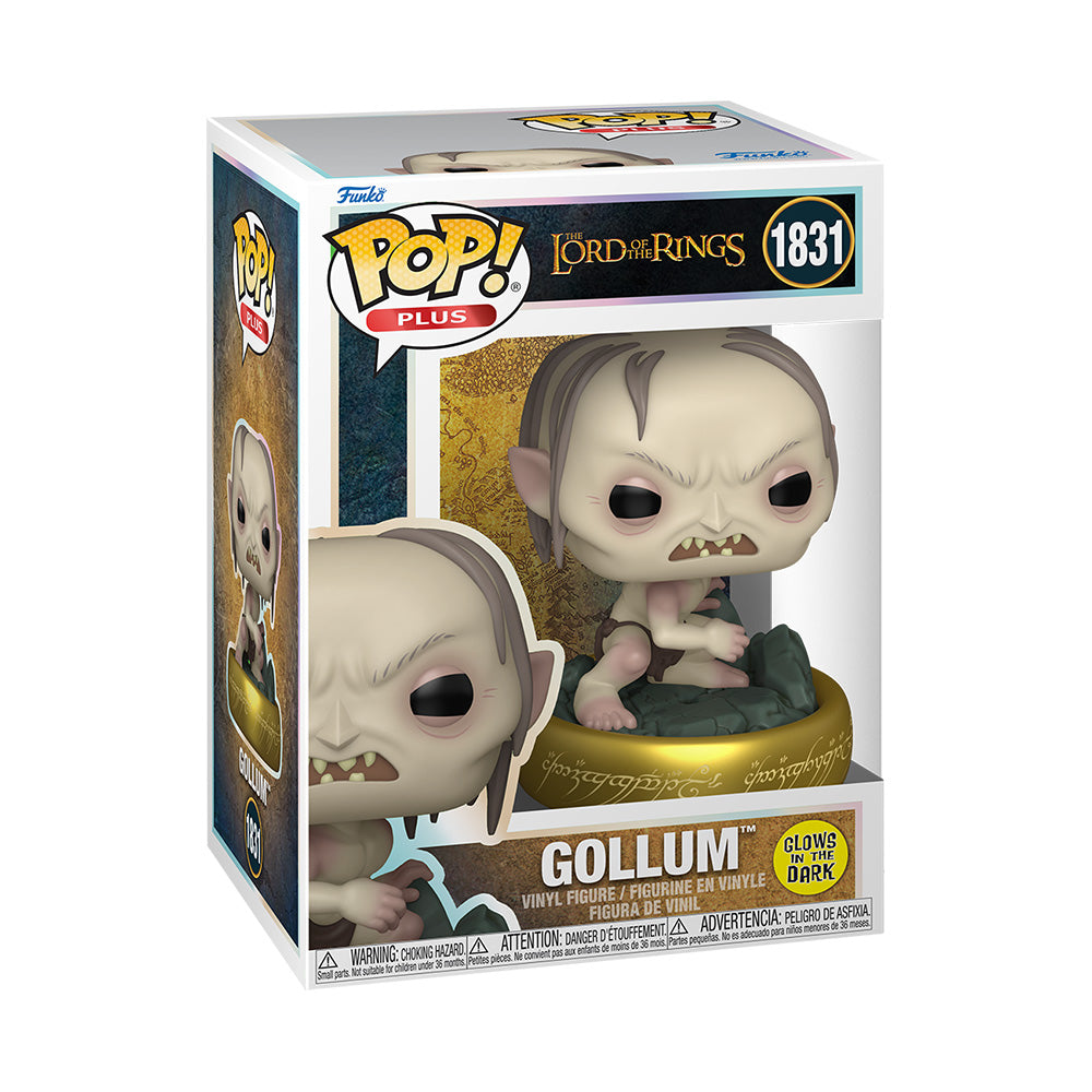 The Lord of the Rings Gollum Glow in the Dark Funko Pop! Plus Figure 
