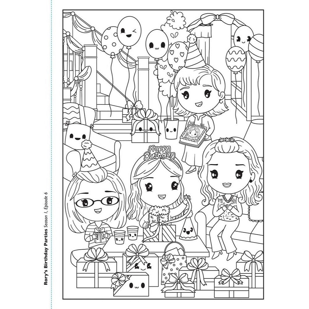 Gilmore Girls Kawaii Coloring Book-3
